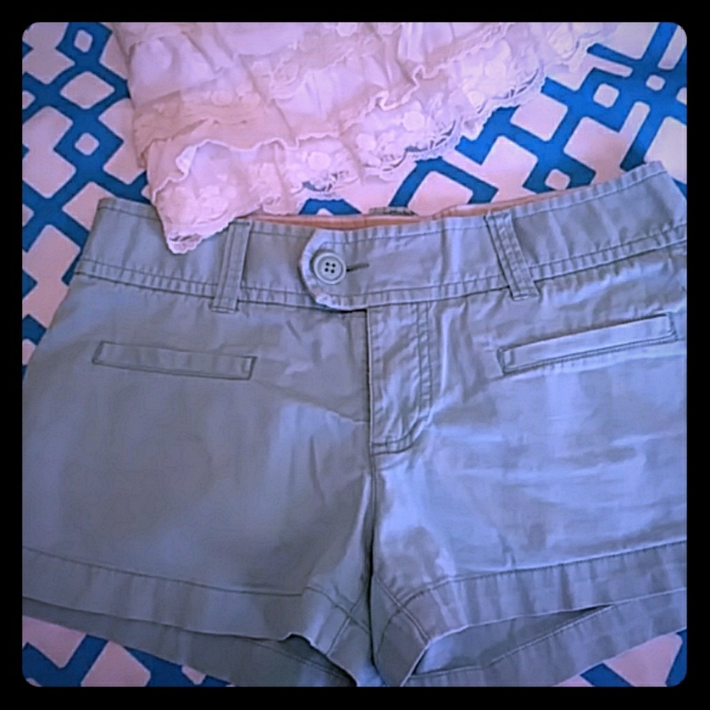 Turquoise blue American Eagle shorts